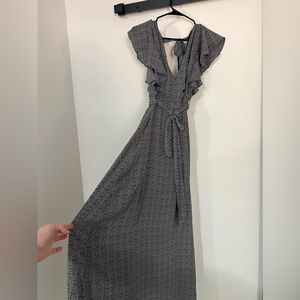 Black and white dress